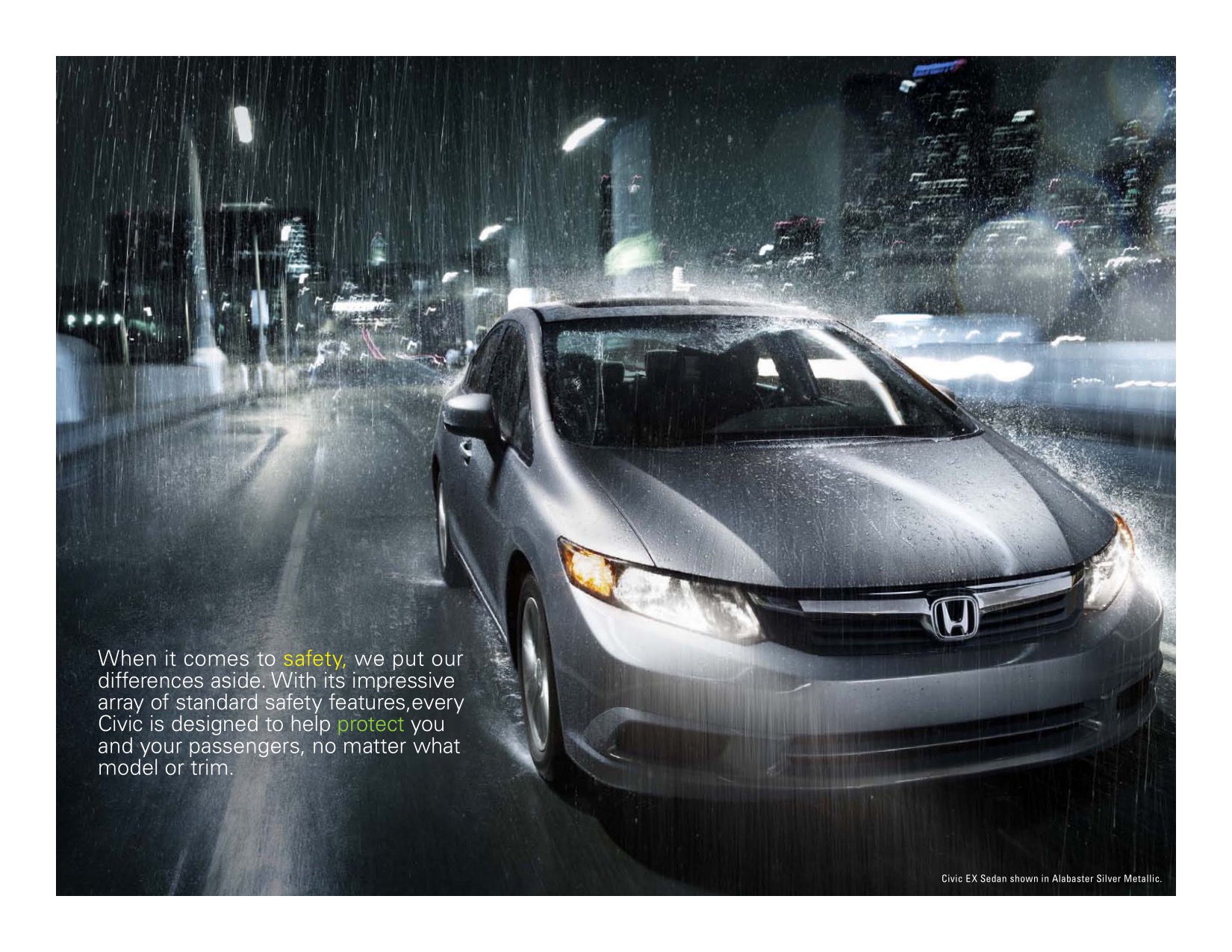 2012 Honda Civic Brochure Page 1